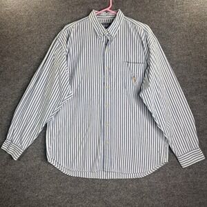 Pussers Striped Oxford Shirt Men Size 2xl Button Up Sailor‎